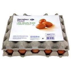 20 Oeufs Frais Moyen