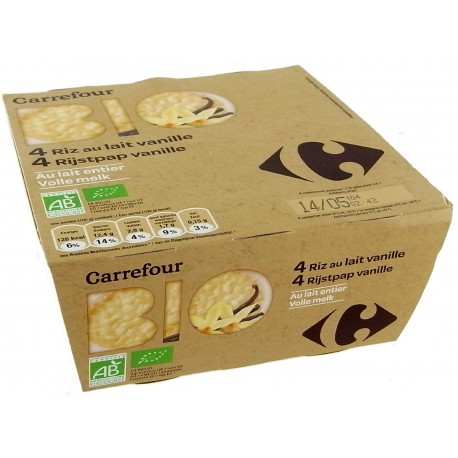 4X100G Riz Au Lait Crf Bio