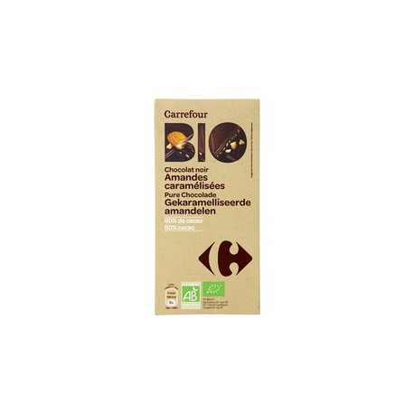 100G Choc. Noir Amande Bio Crf