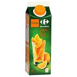 Brik 1L Pur Jus Orange Crf