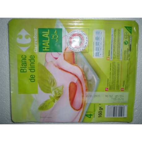 160G Blanc Dinde Halal 4Tr.Crf