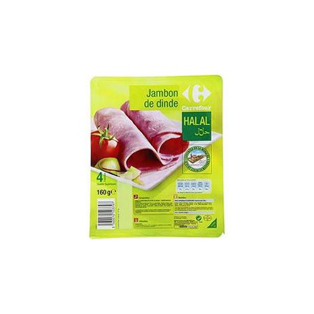 160G Jambon Dinde Halal 4T.Crf