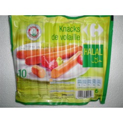 350G Saucisse Halal X10 Crf
