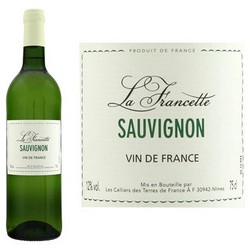 75Cl Vin De Pays Blanc Sauvignon France