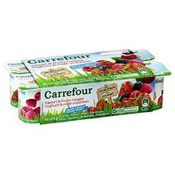 8X125G Yaourt Fruits Rouge Crf