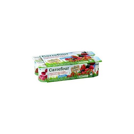 8X125G Yaourt Fruits Rouge Crf