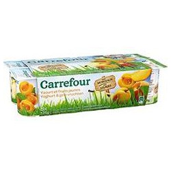 8X125G Yaourt Fruits Jaune Crf