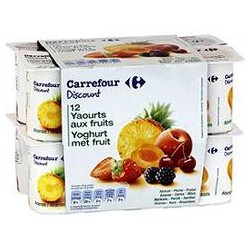 12X125G Yaourts Fruits
