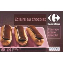 200G Eclairs Chocolat X4 Crf