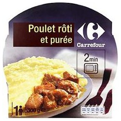 300G Poulet Roti Puree Crf