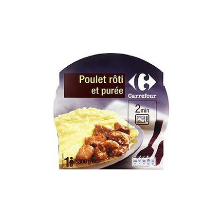 300G Poulet Roti Puree Crf