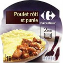 300G Poulet Roti Puree Crf