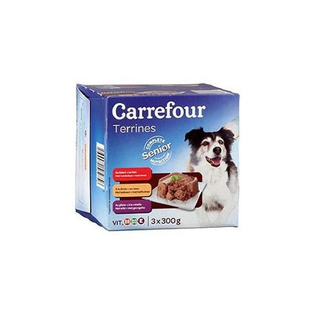 3X300G Terrine Chien Senio.Crf