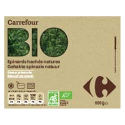 600G Epinards Haches Bio Crf