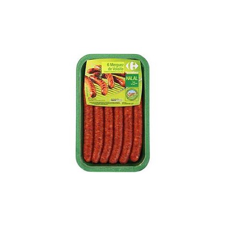 300G Bq6 Merguez Vol.Halal Crf