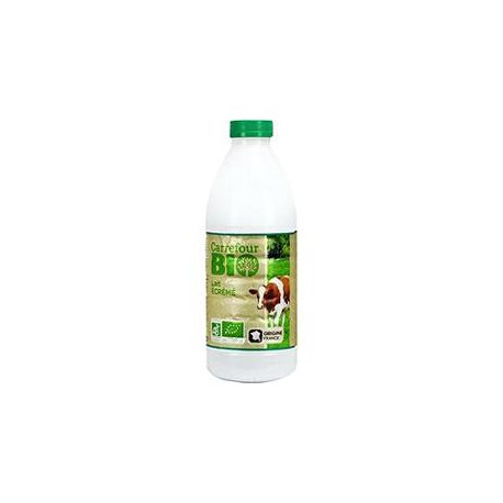 Bouteille 1L Lait Ecreme Bio Crf