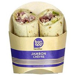 180G Wrap Jambon Fromage Crf