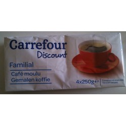 4X250G Cafe Robusta Pp Blanc