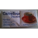 4X250G Cafe Robusta Pp Blanc