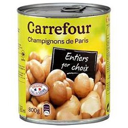 4/4 Champignons Entiers Crf