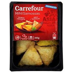 220G Assor.8 Mini Samossas Crf