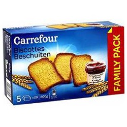800G Biscottes Carrefour