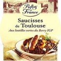 300G Saucisse Toulouse Lentilles Reflets De France