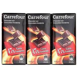 3X100G Chocolat Noir 47% Crf