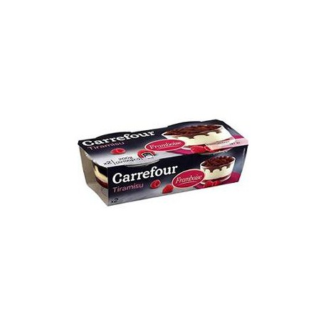 2X100G Tiramisu Framboise Crf