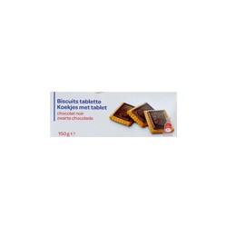 150G Biscuit Tablette Chocolat Noir