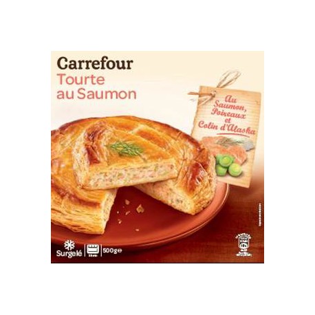 500G Tourte Au Saumon Crf