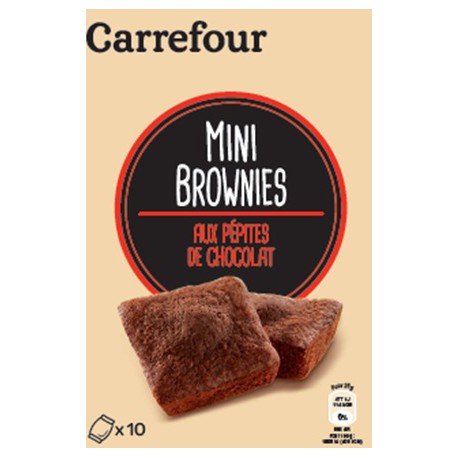 250G Mini Brownie Chocolat Crf