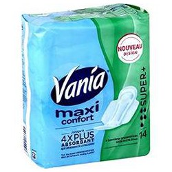 14 Serviettes Maxi Confort Super+ Vania