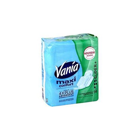 14 Serviettes Maxi Confort Super+ Vania