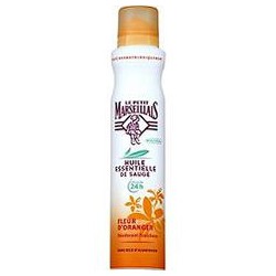 200Ml Deodorant Spray Sauge/Fleur Oranger Le Petit Marseilais