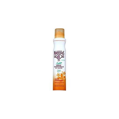 200Ml Deodorant Spray Sauge/Fleur Oranger Le Petit Marseilais