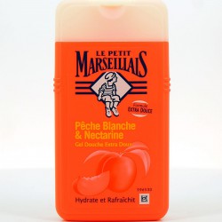 Le Petit Marseillais Gel Dche Extra Doux Pêche Blanche Nectarine Le Petit Marseillais 250Ml