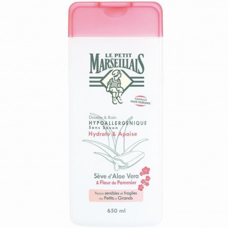 Flacon 650Ml Douche/Bain Fleur Pommier Le Petit Marseillais