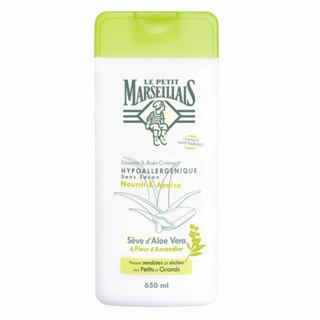 Flacon 650Ml Douche/Bain Fleur Amande Le Petit Marseillais