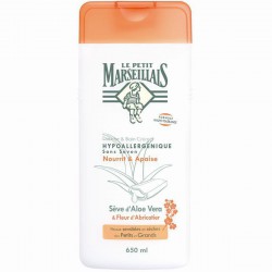 Flacon 650Ml Douche/Bain Fleur Abricot Le Petit Marseillais