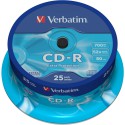 Verbatim Spindle 25Cdr 80Mn