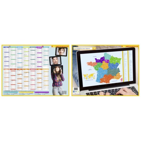 Calendrier Scol.Ado 32X42 14M