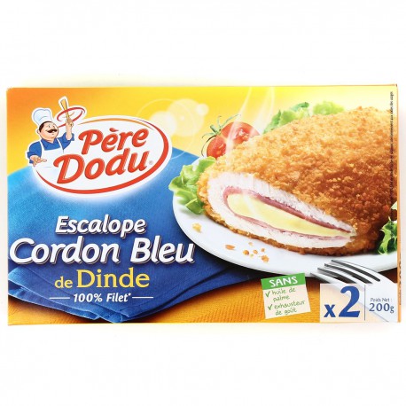 200G Escaloe De Dinde Cordon Bleu Dinde Père Dodu