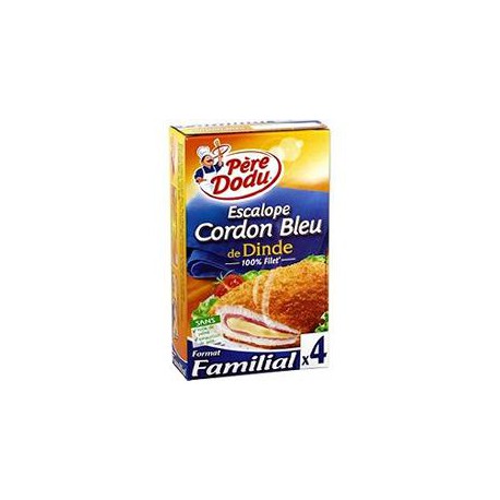 400G Escalope De Dinde Cordon Bleu Familial Père Dodu