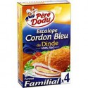400G Escalope De Dinde Cordon Bleu Familial Père Dodu