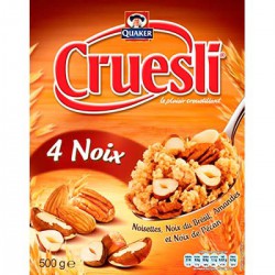 500G Cruesli 4 Noix Quaker