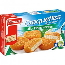 Findus Croquettes Ail Et Fines Herbes Findus Surgelé X6 300G