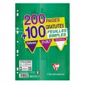 L.300 Feuilles Simple A4 5X5 Clairefontaine