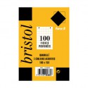 100 Fiche Bristol P Ass 100X150 5X5 Rhodia