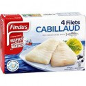 400G 4 Filets Cabillaud Findus